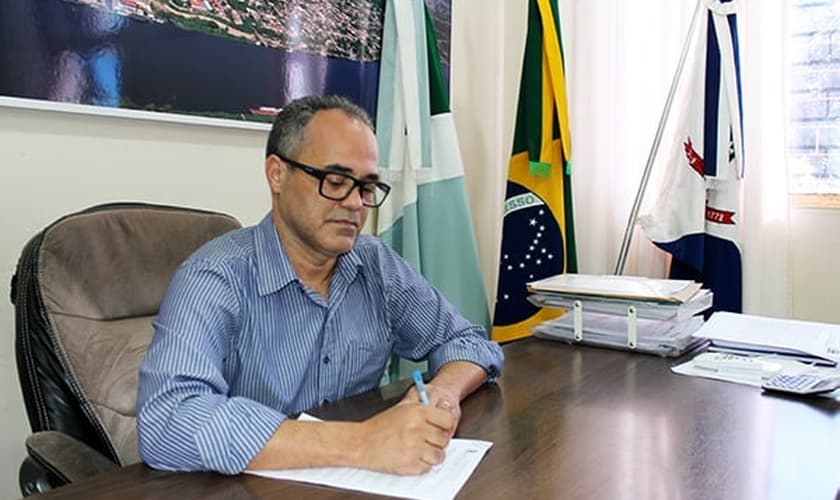 Iranil de Lima Soares, prefeito de Ladário, no Mato Grosso do Sul. (Foto: Assessoria de Comunicação PML)