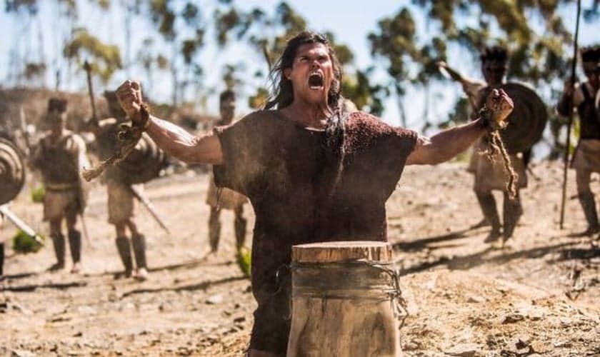 Cena do filme Sansão, lançado em 2018 pela Pureflix. (Imagem: Pureflix)