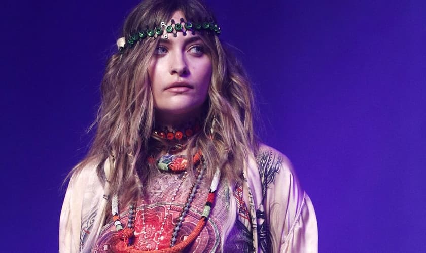 Paris Jackson interpreta Jesus no filme Habit, que ainda não foi lançado. (Foto: Yoan Valat/EPA)