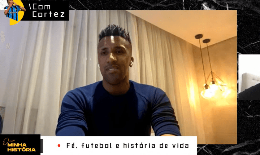 Bruno Cortez na série “Ouça Minha História”, transmitida ao vivo pelo Guiame. (Foto: Guiame)