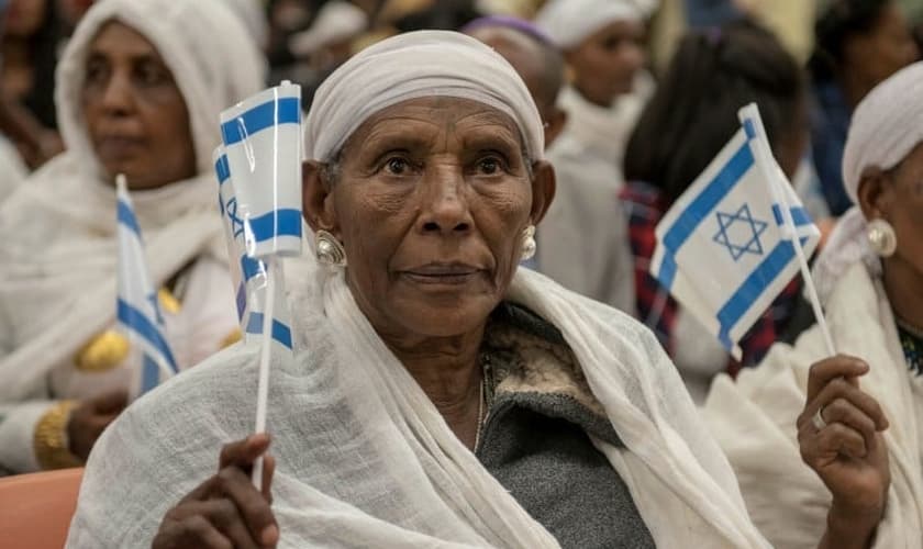 Judeus da comunidade Beta de Yisrael, na Etiópia. (Foto: Reprodução / GOD TV)