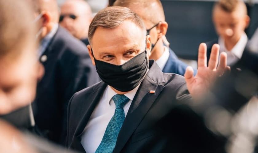 O presidente da Polônia, Andrzej Duda, participou da 15ª Marcha pela Vida e pela Família, em Varsóvia, no último domingo. (Foto: Maciej Ławniczak / Life and Family Center)