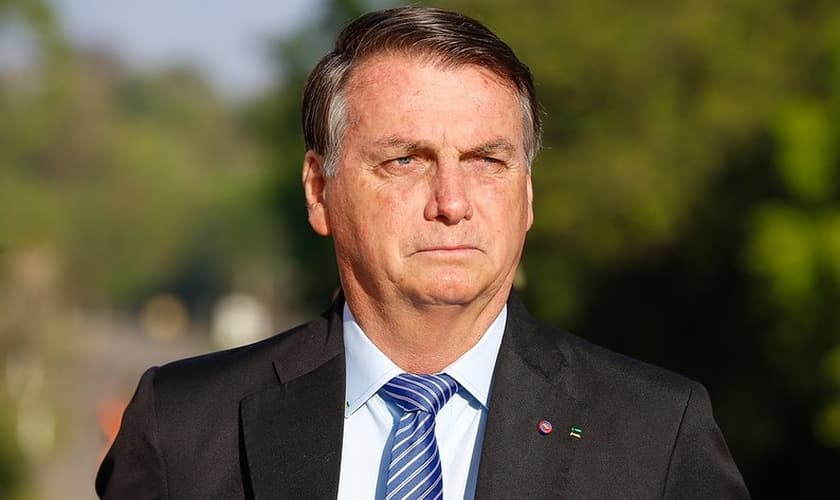 Presidente da República Jair Bolsonaro, participa da formatura matinal da AMAN. (Foto: Carolina Antunes/PR)