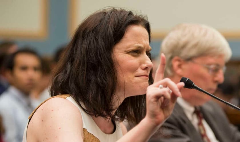 Gianna Jessen nasceu com paralisia cerebral após sua mãe biológica tentar abortá-la nos anos 70. (Foto: AP Photo/Pablo Martinez Monsivais)