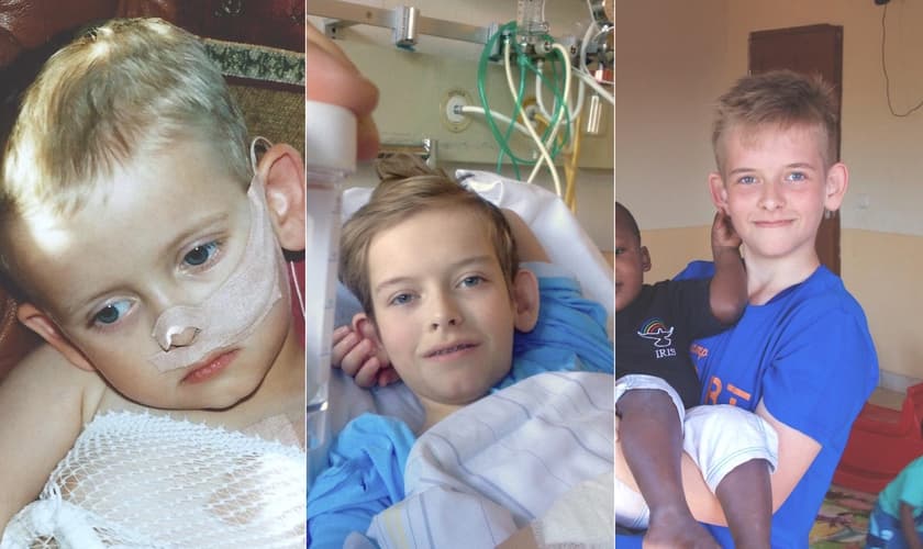 Adrian Nygard ficou gravemente doente por 11 anos. (Foto: Arquivo Pessoal/Montagem do Guiame)