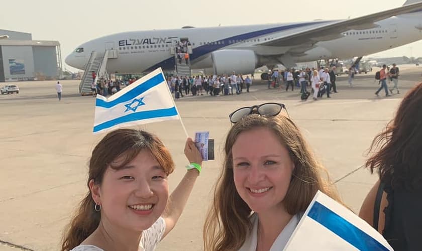 Cristãos da Coreia do Sul ajudam judeus no processo de aliyah em Israel. (Foto: One New Man Family)