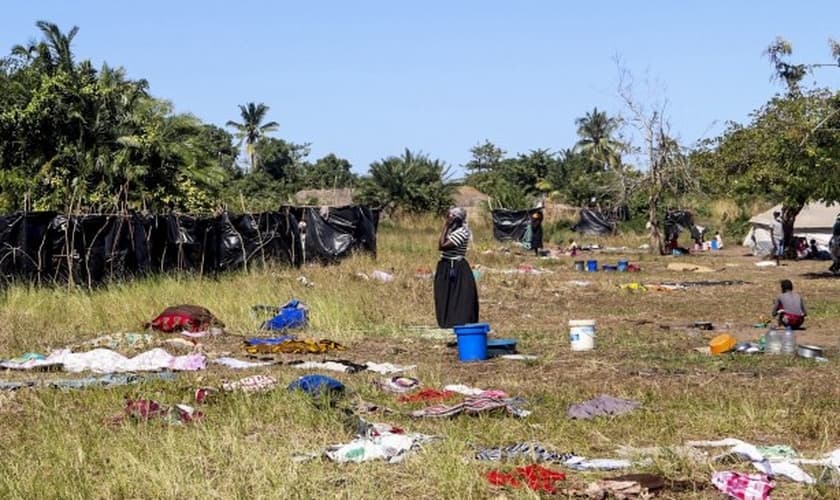 Moradora da aldeia de Metuge, na província de Cabo Delgado, no norte de Moçambique. (Foto: MSF)