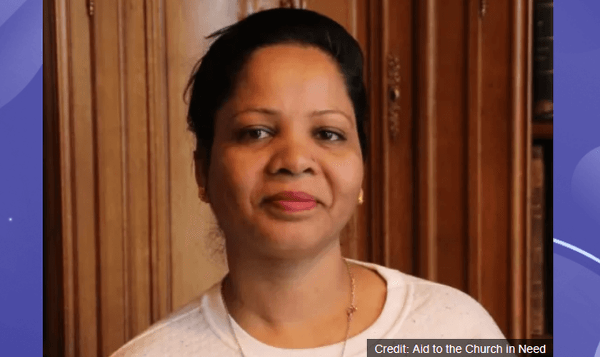 Asia Bibi foi acusada de blasfêmia, no Paquistão. (Foto: Reprodução / Aid to the Church in Need)