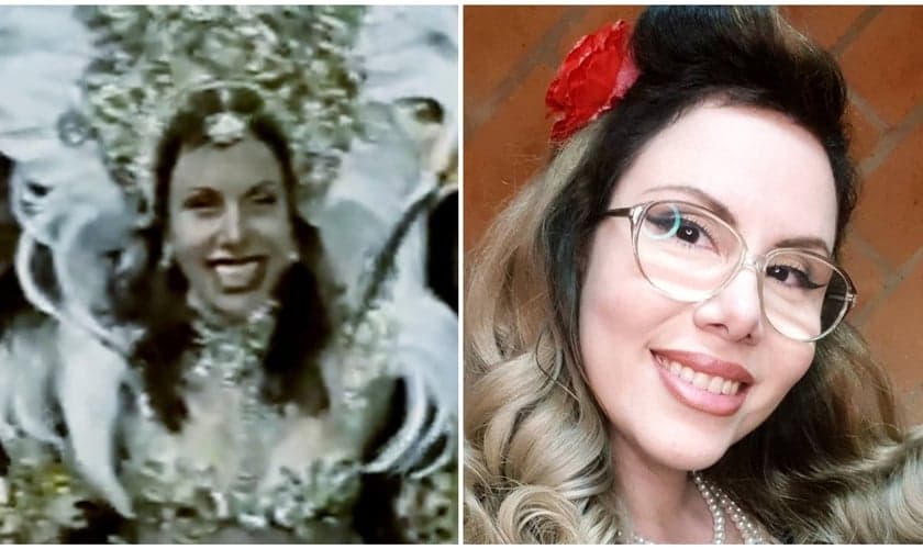 Sarah Sheeva em fotos que mostram sua vida antes e depois de conhecer Jesus. (Foto: Reprodução / Instagram)