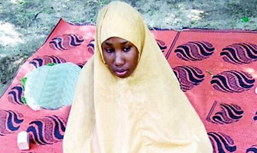 A menina cristã Leah Sharibu está em cativeiro há 3 anos. (Foto: Reprodução).
