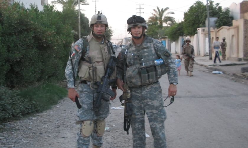 Pete Hegseth em Samarra, no Iraque, em 2006. (Foto: Arquivo pessoal).