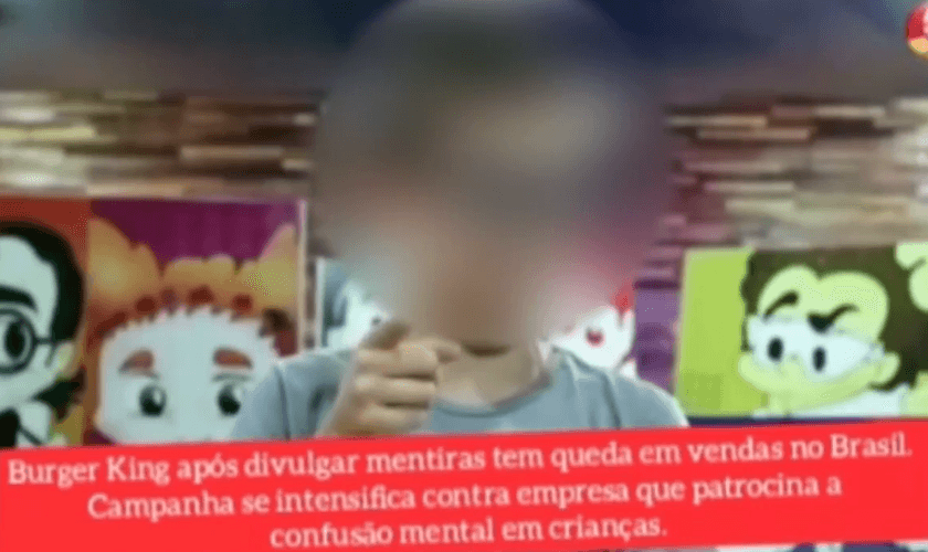 Vídeo traz crianças criticando identidade de gênero. (Foto: Reprodução / YouTube)
