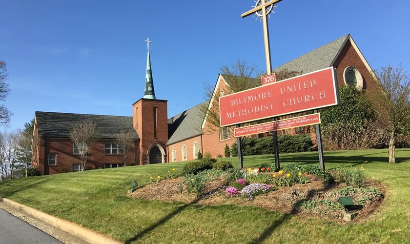 Fachada da Igreja Metodista Unida Biltmore, na Carolina do Norte. (Foto: Biltmore United Methodist Church)