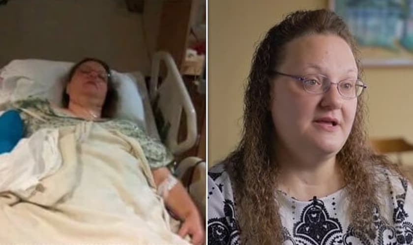 Marjorie foi diagnosticada com um tipo raro de câncer nos ossos. (Foto: 700 Club Interactive)