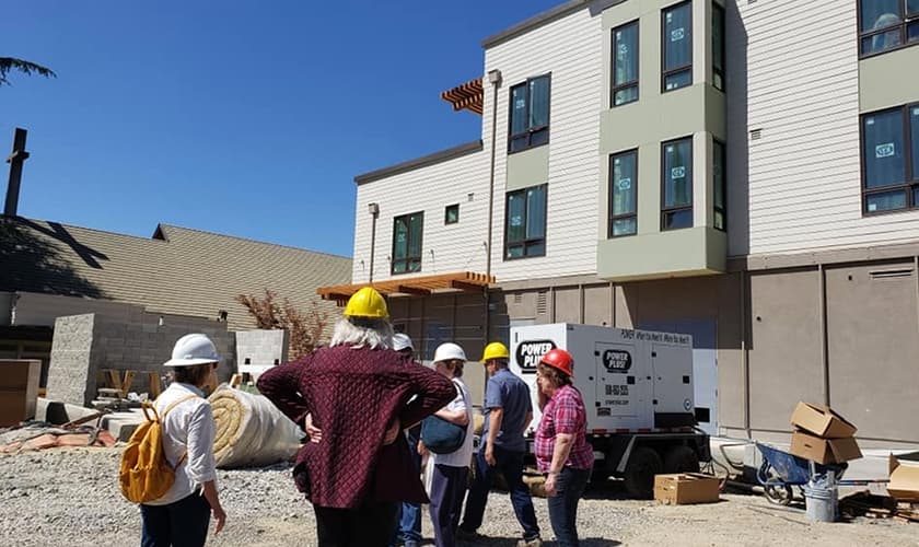 Construção na Igreja St. Paul em Walnut Creek, Califórnia. (Foto: St. Paul’s Episcopal Church)