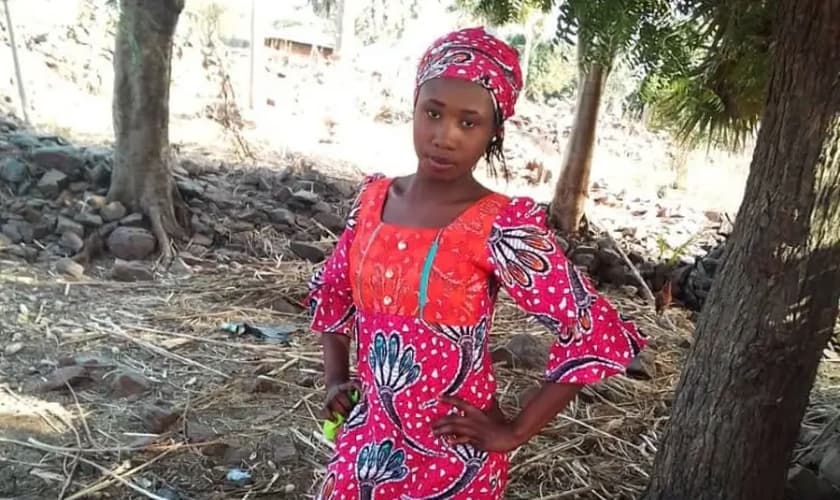 A menina cristã Leah Sharibu está em cativeiro há quase 4 anos. (Foto: Reprodução).
