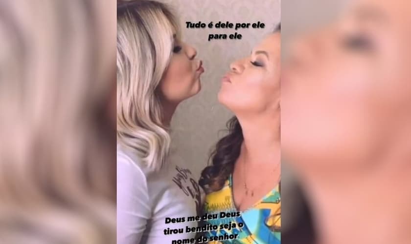 Marília Mendonça e a mãe, Ruth Moreira. (Foto: Reprodução/Instagram)