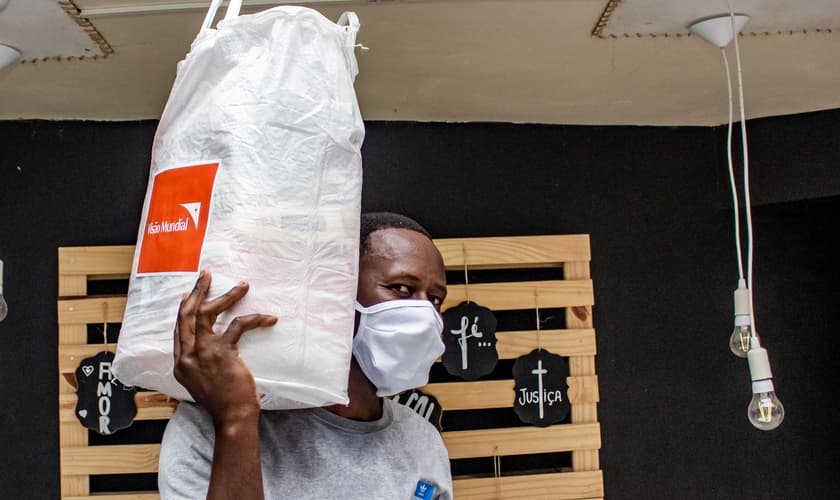 O diretor da Visão Mundial, Welinton Pereira, destacou a ajuda de igrejas e líderes durante a pandemia. (Foto: Visão Mundial).