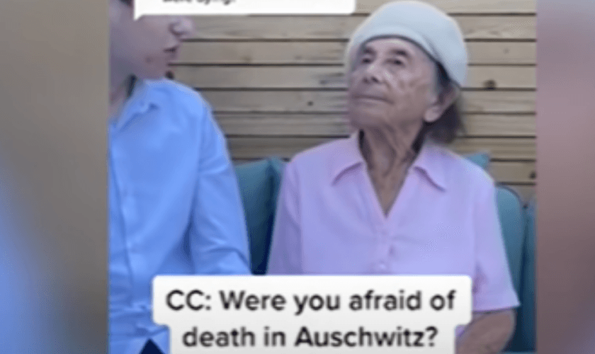 Lily Ebert responde a perguntas dos seguidores no TikTok. (Foto: Reprodução / GOD TV)