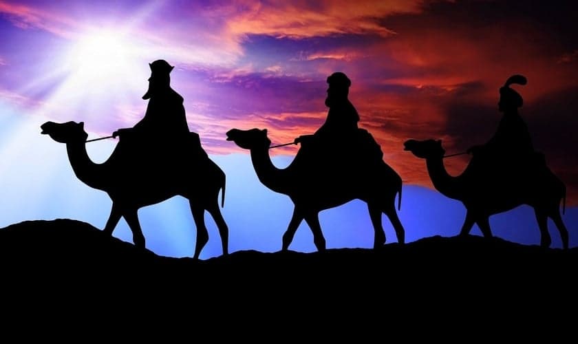 Representação dos “três reis magos”. (Foto: Kalhh/ Pixabay)