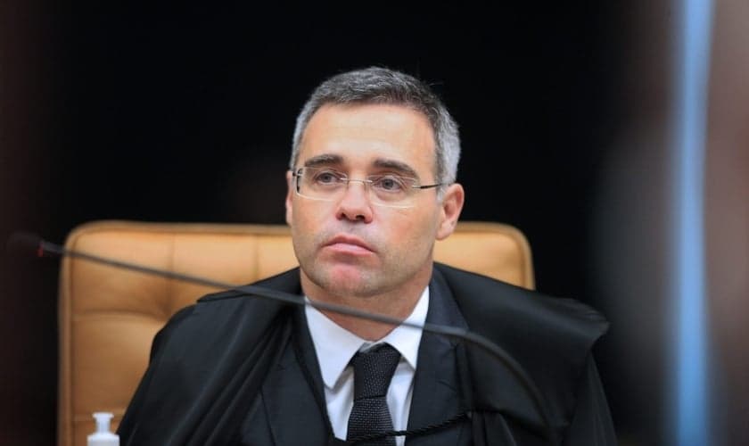 Ministro André Mendonça no encerramento do ano do Judiciário, no STF. (Foto: Rosinei Coutinho/STF)
