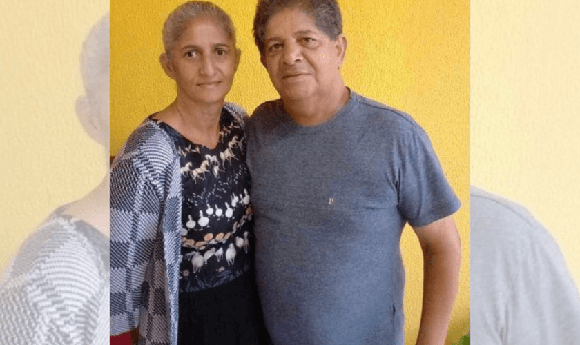 Neila Lara Baragchum e o marido Rabib. (Foto: Reprodução / Arquivo pessoal)