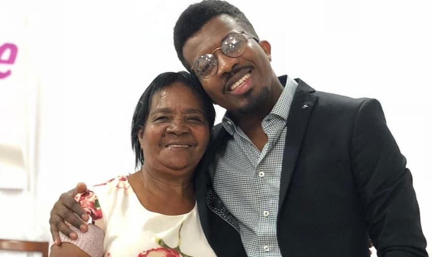 A pastora Odete, de 79 anos, era mãe de Delino Marçal. (Foto: Delino Marçal/Instagram)