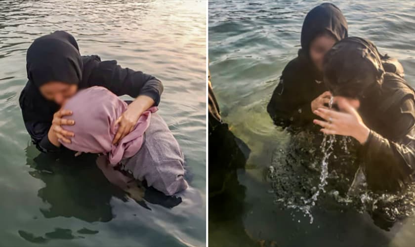 Em mais de 60 países perseguidos, crentes arriscam a própria vida para se batizar. (Foto: Open Doors).