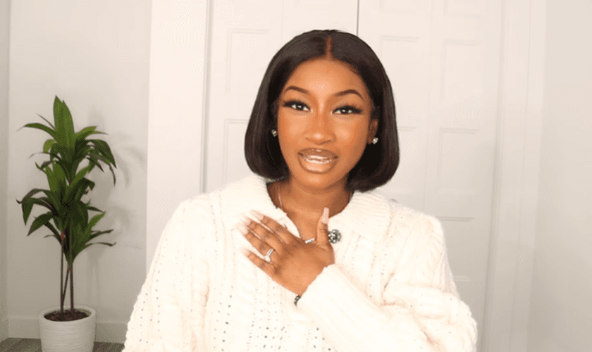 Aicha foi restaurada por Deus. (Foto: Reprodução/YouTube/Aicha Dramé).