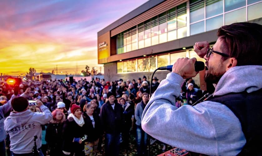 A Covenant Church foi acusada de intimidação. (Foto: Facebook/The Church at Planned Parenthood - Spokane).
