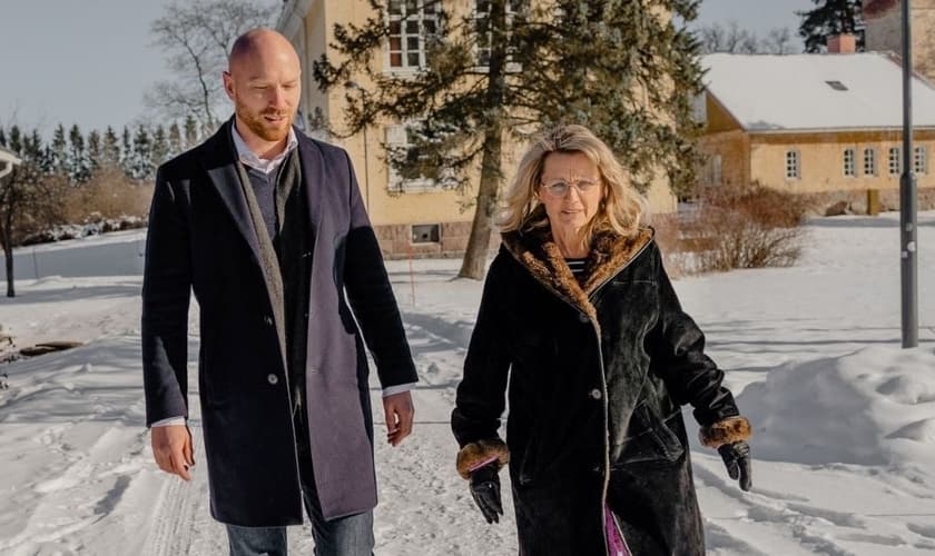 Paul Coleman e Päivi Räsänen. (Foto: ADF UK)