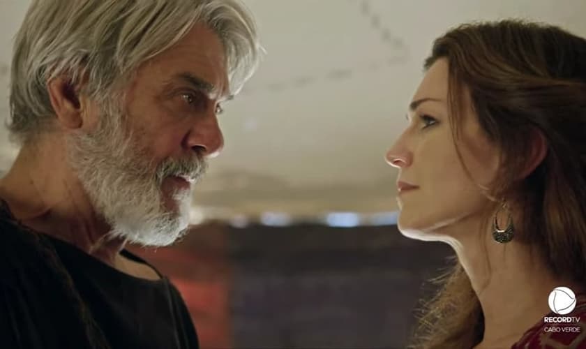 Cena da novela Gênesis: Abraão e Sara. (Captura de tela/Record TV)