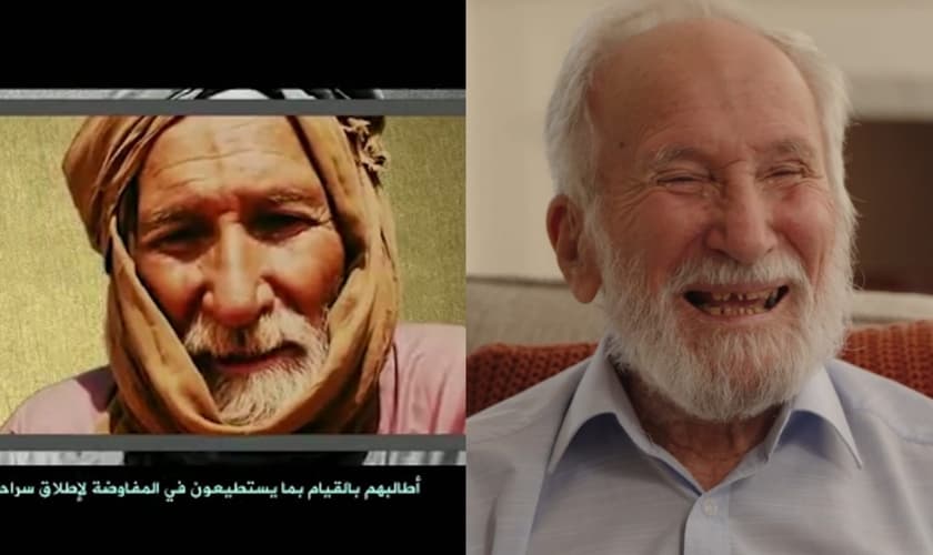 Ken em cativeiro (à esquerda) e ele hoje (à direita). (Foto: Reprodução/Foreign Correspondent).