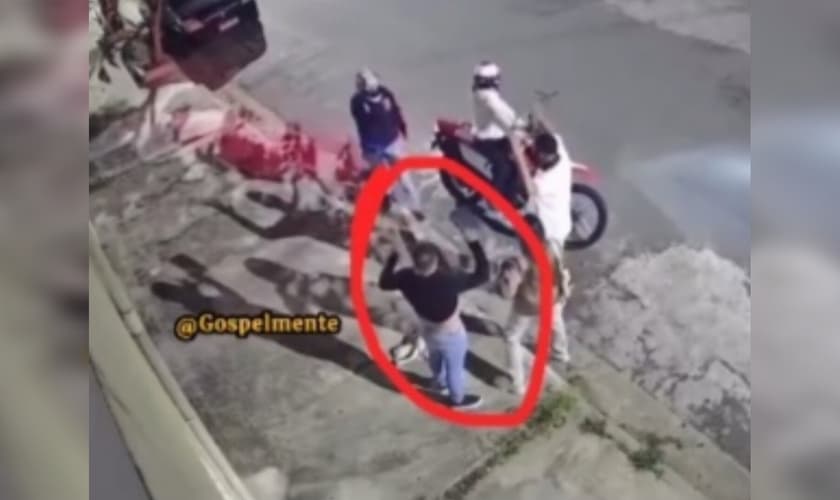 Os assaltantes desistiram do assalto em Capão Redondo. (Foto: Reprodução/Instagram/Gospelmente).