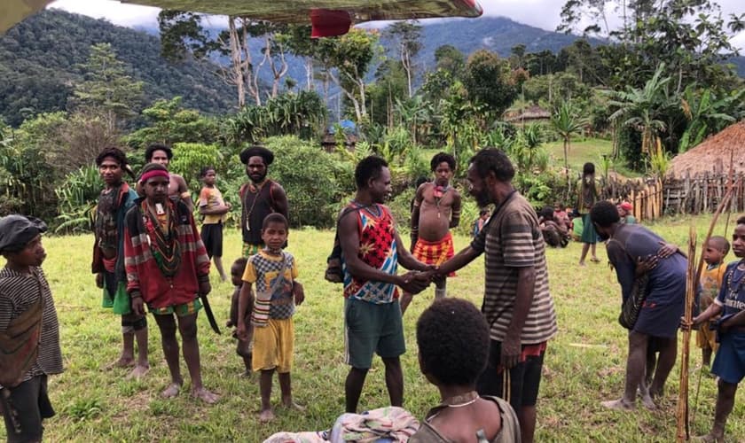 Os Yali. (Foto: Reprodução/Mission Aviation Fellowship)