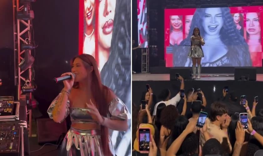 Keylla Kawano se despediu dos fãs em seu último show. (Foto: Reprodução/Instagram/DJ Japa).