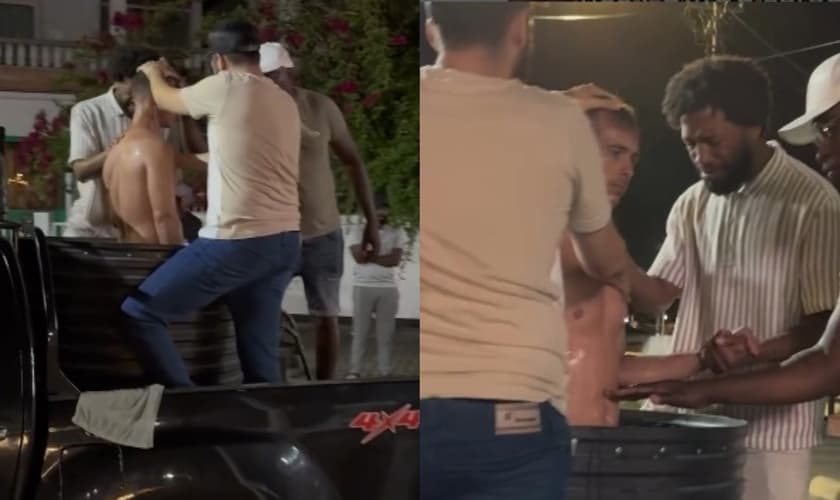 Daniel, ouviu sobre Cristo na rua por evangelistas brasileiros. (Foto: Reprodução/Instagram/Allan Machado).