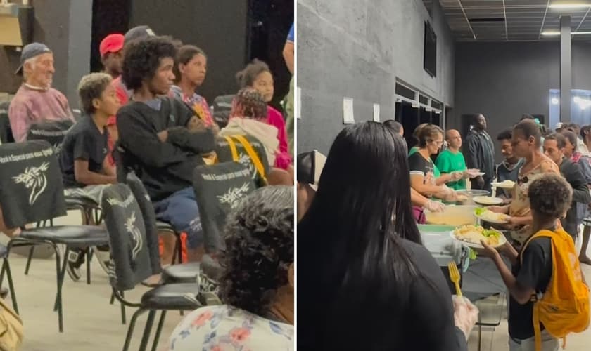 O culto. (Foto: Reprodução/Instagram/Leonardo Apicelo)