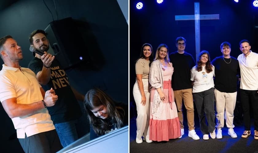 Valentina levou toda a sua família a Jesus. (Foto: Reprodução/Instagram/Reino Graça Church)