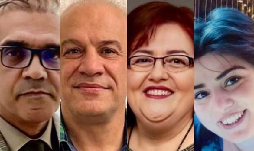 Da esquerda para a direita: Nasser Navard Gol-Tapeh, Joseph e Lida Shahbazian e Aida Najaflou. (Foto: Reprodução/ICC)