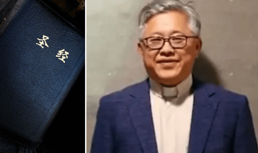 O pastor Ezra Jin Mingri, líder da Igreja Zion de Pequim, atualmente detido na China. (Foto: Reprodução/Fox News)